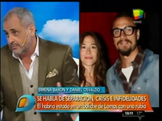 En Intrusos hablaron sobre Lucía Nini, la mujer a la que relacionaron con Daniel Osvaldo