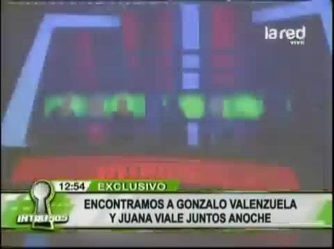 Juana Viale y Gonzalo Valenzuela en Chile: encuentro y escándalo con la prensa