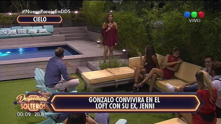 La reacción de Jennifer al ver que su exnovio entró a Despedida de solteros... ¡y le tocó convivir con ella!: "No quiero estar acá"