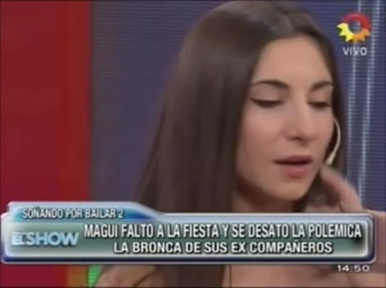 Magui reveló el motivo por el que faltó a la fiesta de Soñando por bailar 2