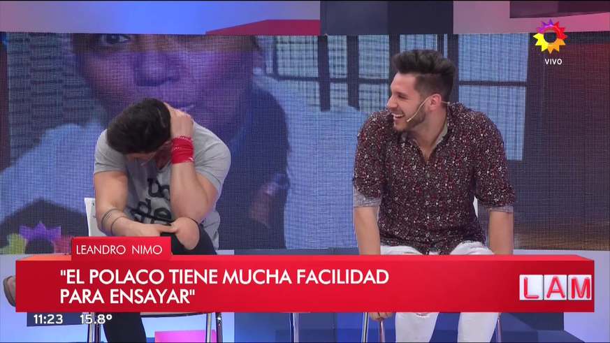 La reacción de Leandro Nimo al hablar de su romance con un ingeniero en LAM