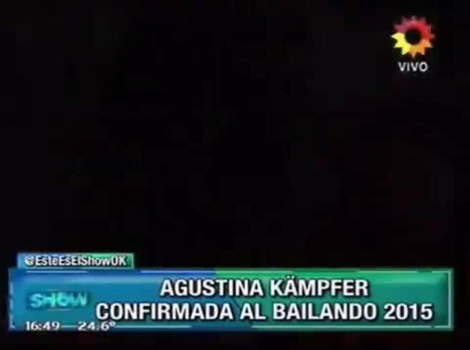 Agustina Kämpfer finalmente firmó para ShowMatch 2015