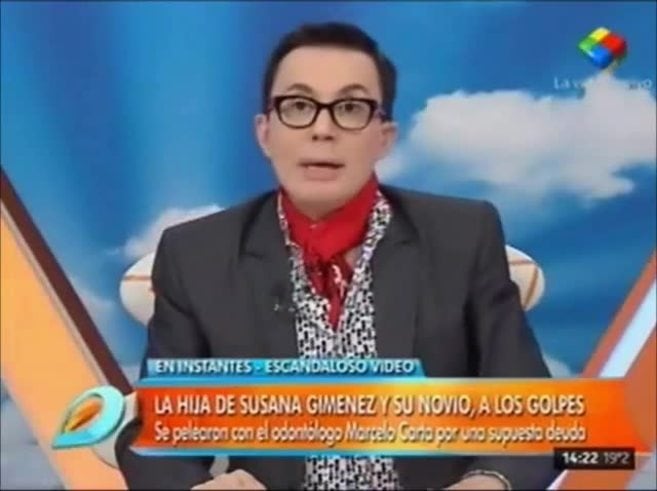 El escandaloso video del novio de la hija de Susana Giménez golpeando al odontólogo por celos: Mecha Sarrabayrouse participa de la escena