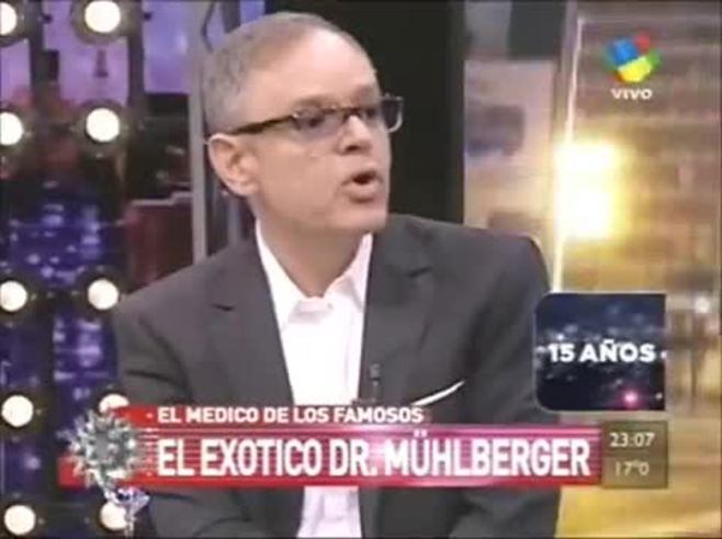 La tensa discusión en vivo de Marcela Feudale y el Dr. Mühlberger