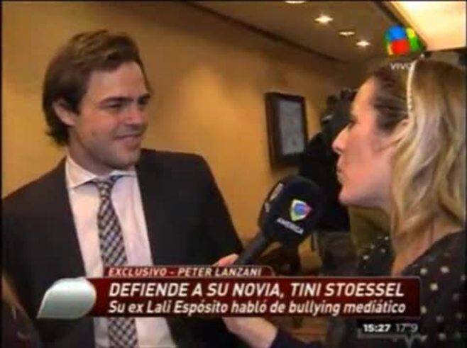 Peter Lanzani y su vínculo con Lali, después del cruce por el Bullying mediático: "Ella dio su opinión, en ningún momento discutimos"