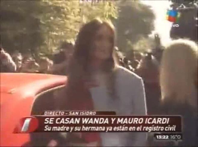 Zaira Nara, desde el Registro Civil: "Estoy muy contenta por Wanda"