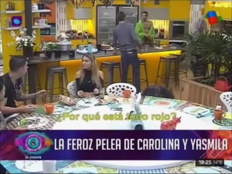 La tremenda pelea de Yasmila y Carolina en Gran Hermano 2016