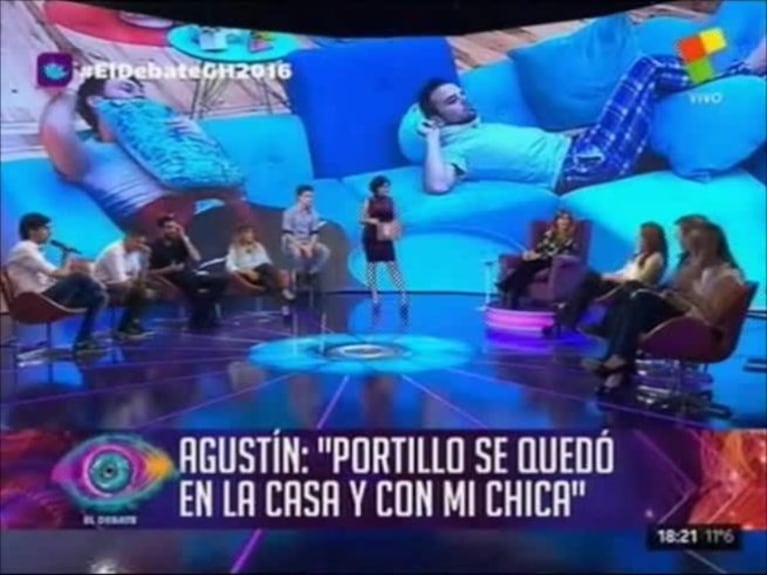 Cinthia Fernández y Agustina Kämper, filosas con Agustín en el Debate de GH