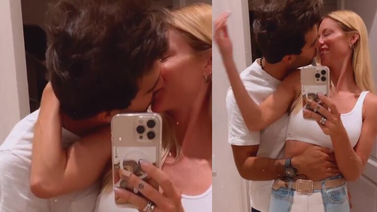 El video de Nicole Neumann, a los besos con su novio Manu Urcera