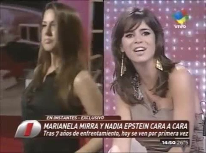 La discusión de Marianela Mirra y Nadia Epstein en Intrusos