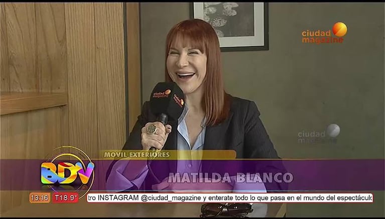 Matilda Blanco: "Todo o que se pone Pampita se vende"