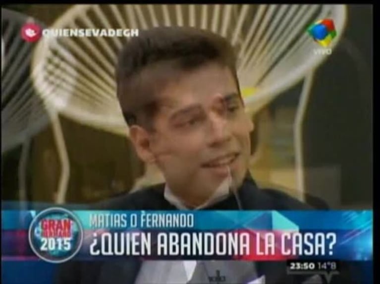 Fernando, eliminado de Gran Hermano 2015