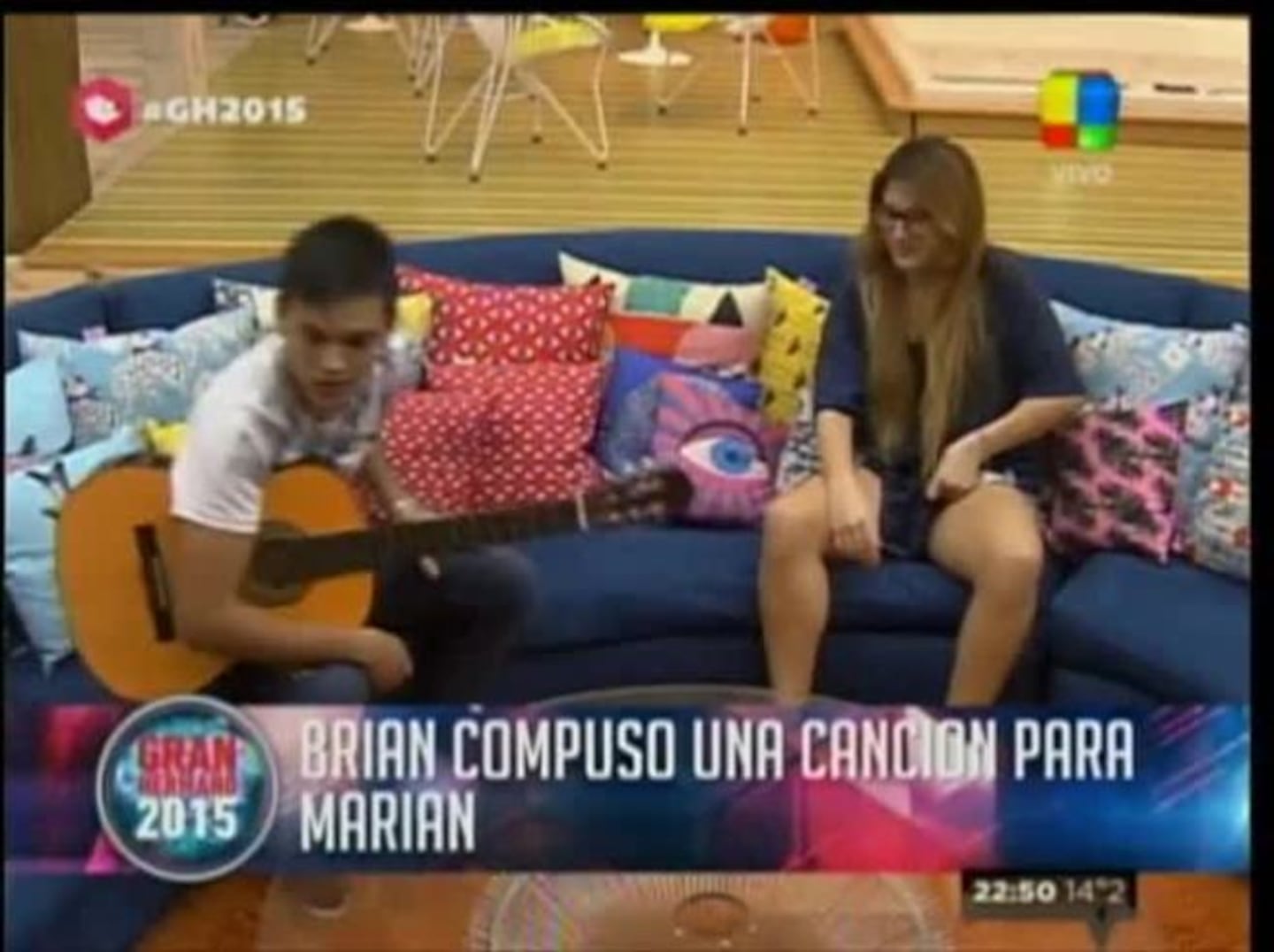 Mirá la canción que Brian le dedicó a Marian en Gran Hermano 2015, a dos  meses de relación