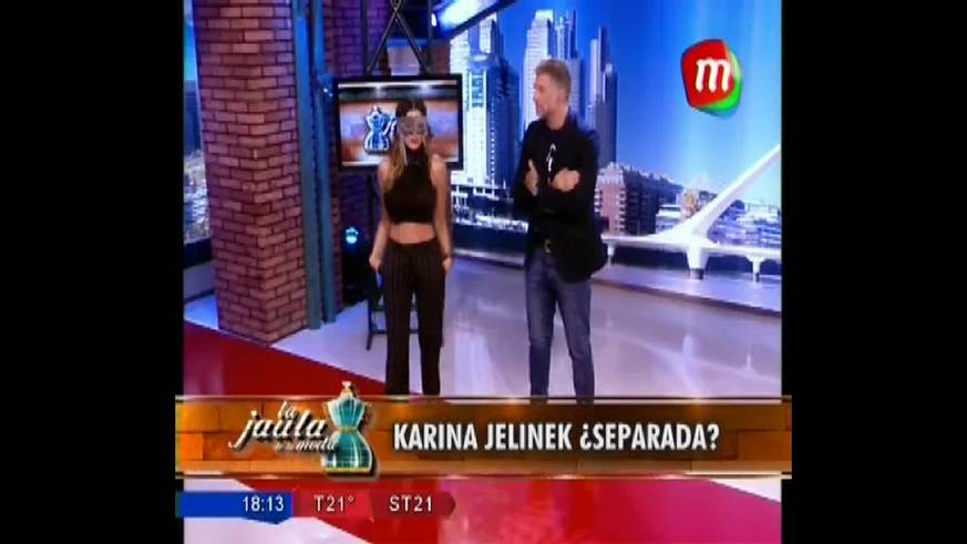 Karina Jelinek confirmó su separación de Albi Czernikowski en La jaula de la moda