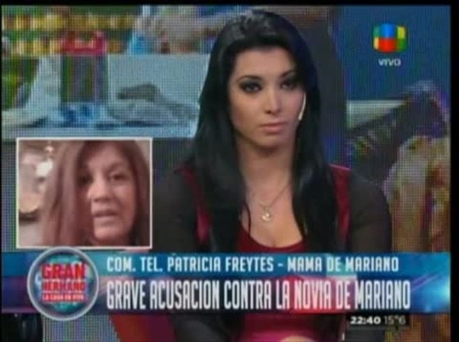 La madre de Mariano de Gran Hermano se cruzó al aire con la supuesta novia de su hijo