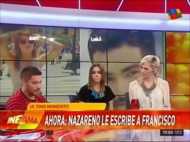 El mensaje de Nazareno Casero a Francisco Delgado sobre Lali Espósito