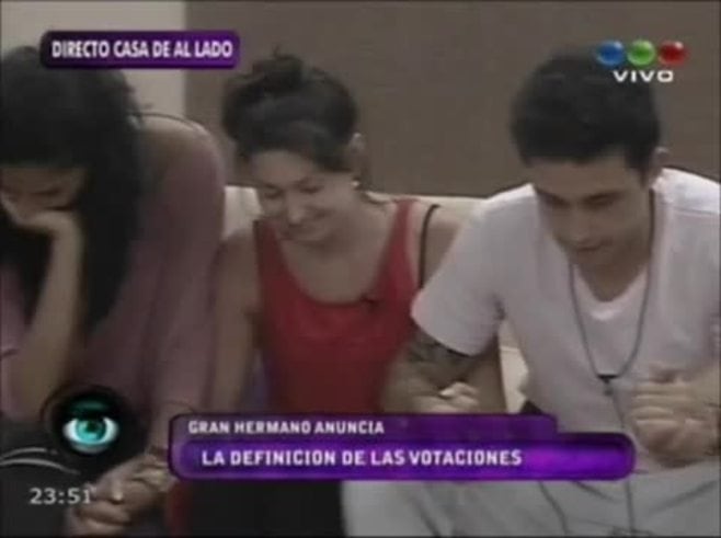 El ingreso de  Clarisa Abreu  a la casa de Gran Hermano 2012