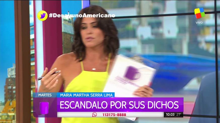 Pamela David dio su versión del exabrupto de María Marta Serra Lima