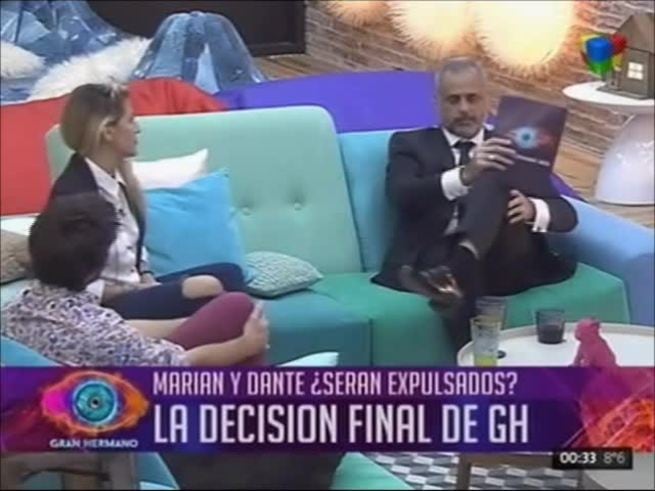 Marian y Dante fueron expulsados de GH 2016