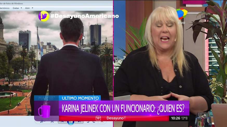 Karina Jelinek y su nuevo amigovio