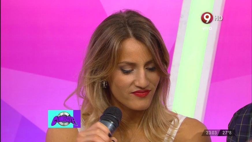 Micaela Vicciconte volvió a Combate y tuvo un duro cruce con Flor Vigna