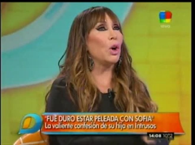 Moria habló de la recuperación de Sofía