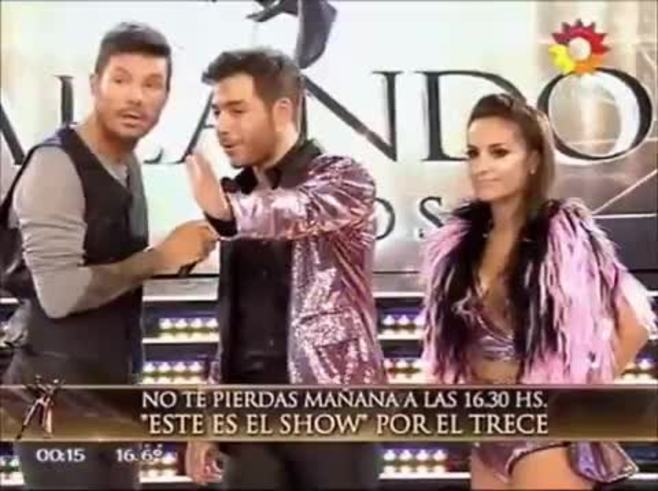 Marcelo Tinelli y sus amorosas palabras a Paula Robles en ShowMatch