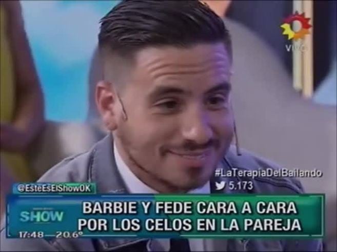 ¡Fede Bal le tocó la cola en vivo a Barbie Vélez!