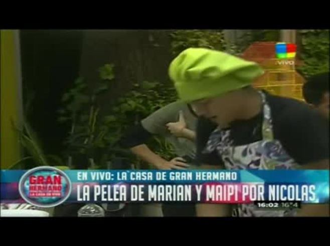 La pelea de Nicolás y Marian de Gran Hermano 