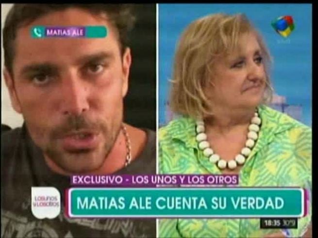 ¿Matías Alé tuvo un romance con una famosa panelista?