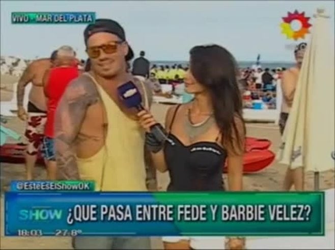 Federico Bal se le declaró a Barbie Vélez en vivo