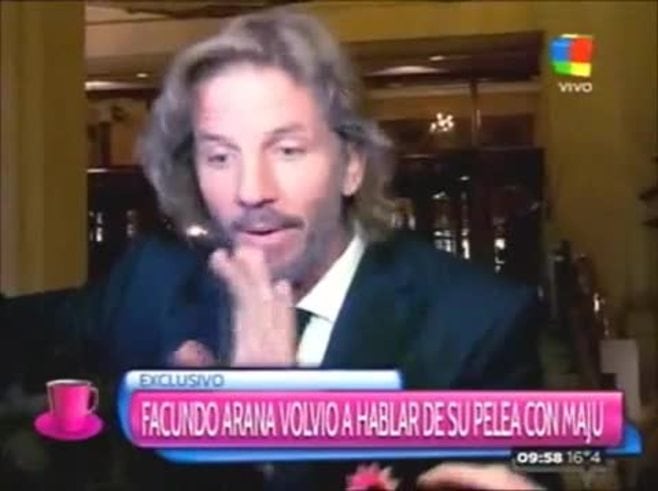 Facundo Arana habló del enojo con Maju Lozano: "Me parece que debo volver atrás con una expresión poco feliz"