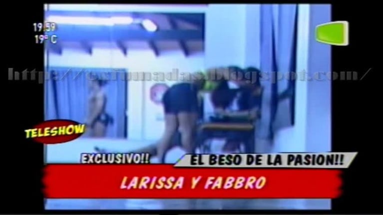 Larissa Riquelme, muy acaramelada con Jonathan Fabbro: el video