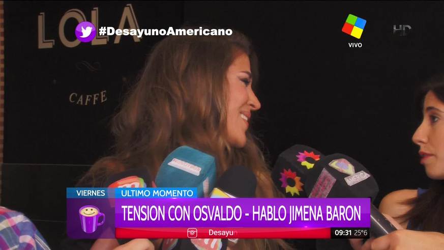 Jimena Barón criticó a Daniel Osvaldo por amenazar con pegarle a un periodista