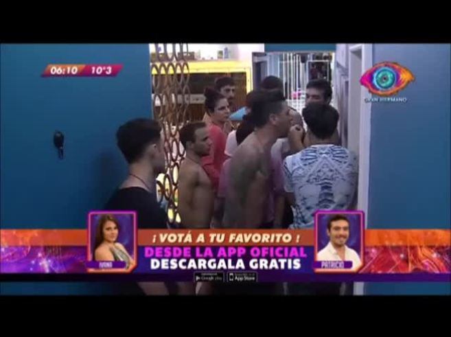 El escupitajo de Lucas a Matías P. en Gran Hermano 2016