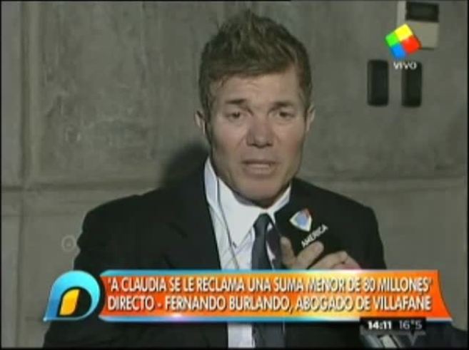 Burlando, sobre las exigencias de Maradona: "Diego le reclamó objetos que son propiedad de Claudia Villafañe"