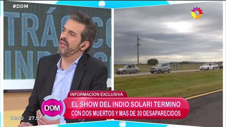 Martín Ciccioli "La producción del Indio aclaró que iban a vender entradas infinitas hasta las 20 del día sábado, en el lugar del recital, con dinero cash"