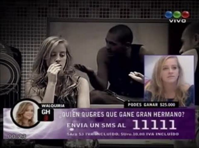 El polémico grito de Walquiria en la final de Gran Hermano 2012