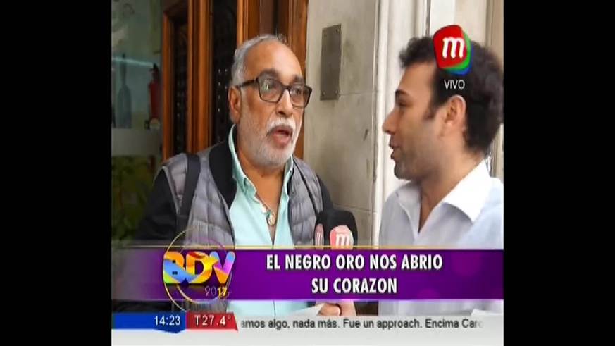 El Negro Oro habló de su separación de Tato