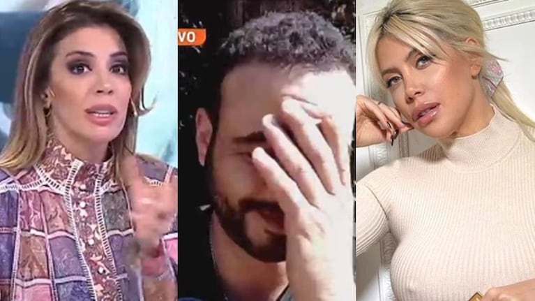 ¡Lo arrinconó! Virginia Gallardo apuró en vivo al exguardaespaldas de Wanda Nara tras las versiones amorosas