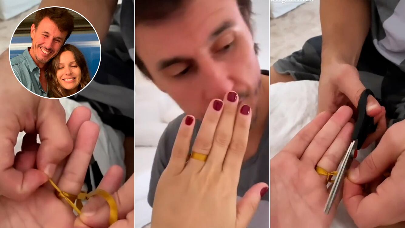 El tierno 'anillo' que García Moritán le regaló a Pampita: "Hasta que vuelva a poder colocarse el original" 