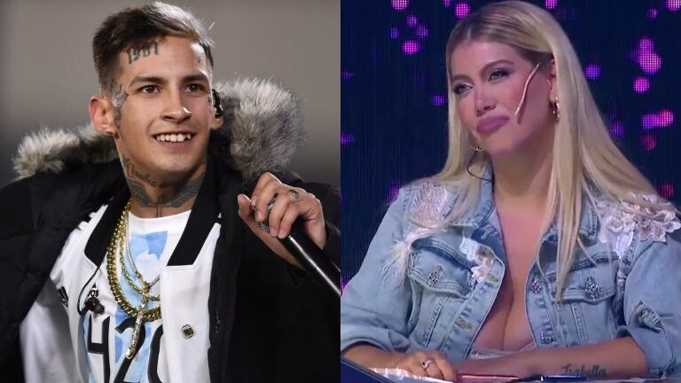 Wanda Nara no dudó en nombrar a L-Gante en ¿Quién es la Máscara? en medio de rumores de romance