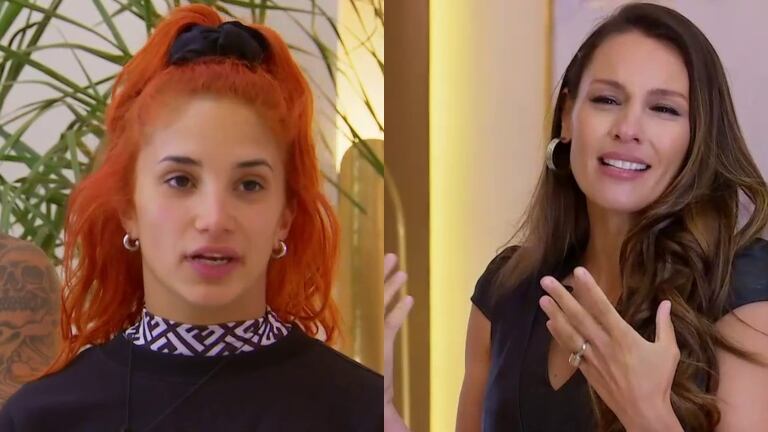 Pampita y una pregunta al hueso a Melody Luz en El Hotel de los Famosos