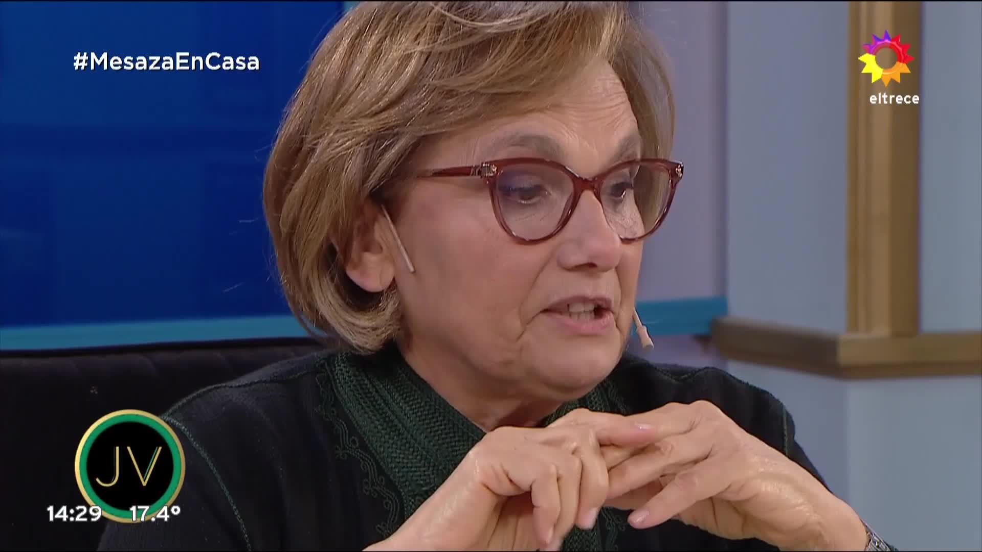 La chef y la bailarina debatieron sobre las costumbres alimentarias en Almorzando con Mirtha Legrand.