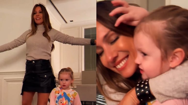 El dulce video de Pampita y Ana García Moritán: ballet antes de ir a dormir