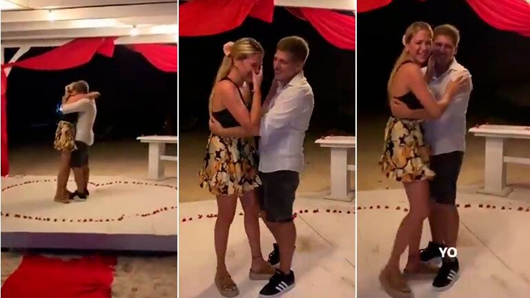 Así fue la romántica propuesta de casamiento de Lucas Rodríguez a Barbie Vélez en Punta Cana