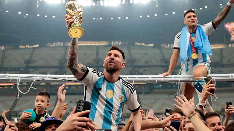 Así se coronó Argentina en la Copa Mundial de fútbol de Qatar 2022