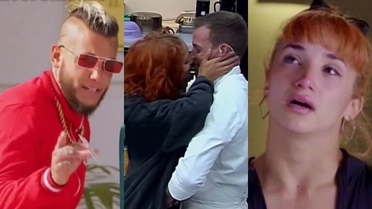 El desconsuelo de Alex Caniggia al descubrir que Melody Luz se besó con el cocinero de El Hotel de los Famosos 