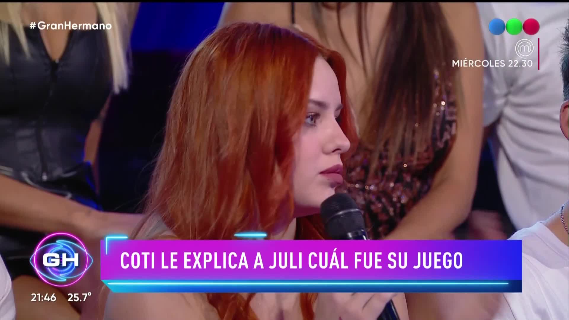 El duro cruce entre Julieta Poggio y Coti Romero en el debate de Gran Hermano 2022