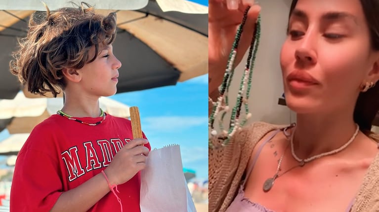 Jimena Barón reveló cómo le fue a Momo Osvaldo como vendedor ambulante en la playa